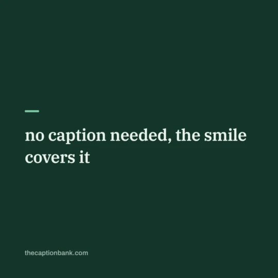 Caption Meaning In Hindi card: no caption needed, the smile covers it